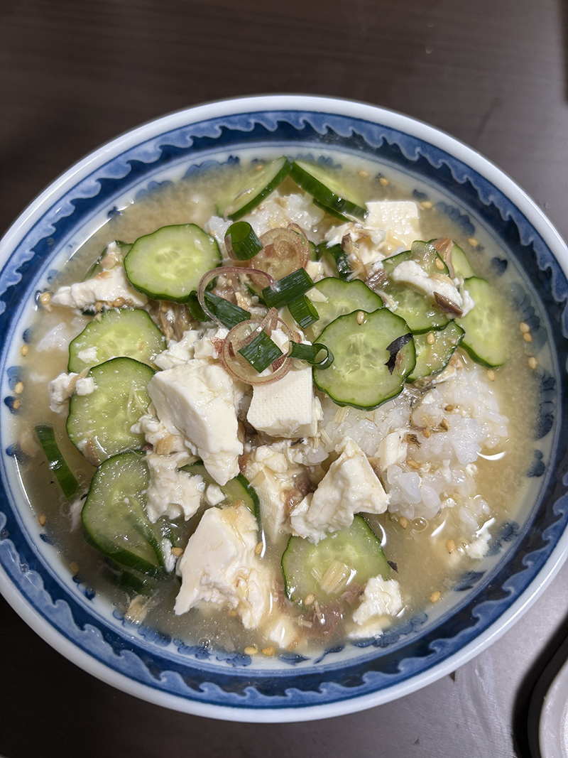 鯖の冷や汁 完成写真